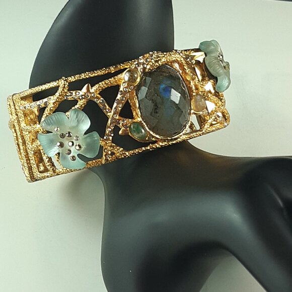 Alexis Bittar Clamp Bracelet, Signed - Picture 8 of 8